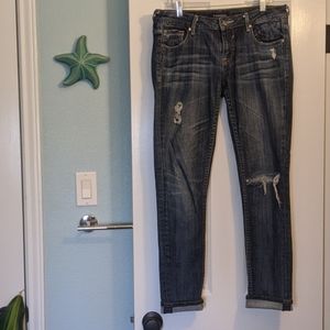 2 PAIRS! VIGOSS jeans black and dark denim 28/27